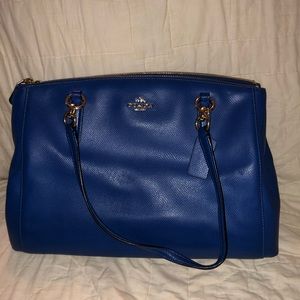 Blue coach bag